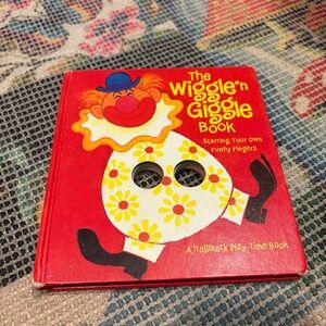 The Wiggle 'n Giggle Book Kids GUC Hallmark Play-Time Finger Fun Funny Children